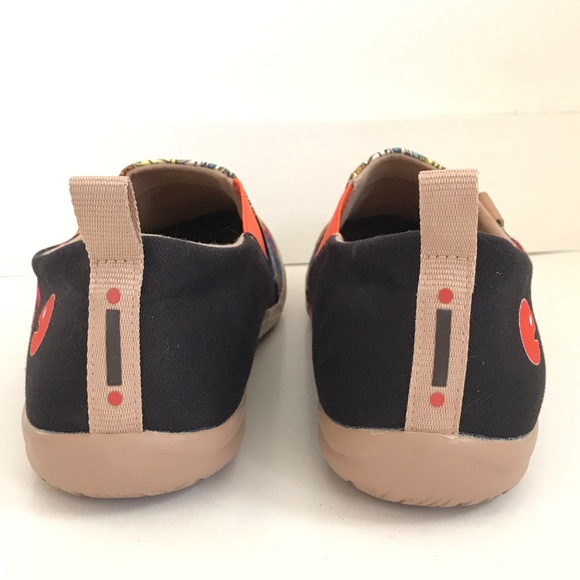 UIN No Body Artistic Slip-On Shoes Vibrant Loafers Women’s Size 10 - Picture 9 of 16